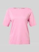 Marc O'Polo Regular Fit T-Shirt aus Lyocell-Baumwoll-Mix in Pink, Größ...