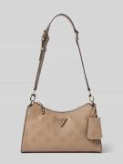 Guess Shoulder Bag in Leder-Optik Modell 'Cresidia' in Beige, Größe 1