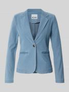 ICHI Regular Fit Blazer in Denim-Optik Modell 'Kate' in Blau, Größe L