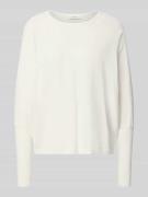 B.Young Relaxed Fit Pullover aus Viskose-Mix Modell 'Morla' in Offwhit...