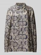 MOS MOSH Regular Fit Hemdbluse aus Viskose mit Kenktragen Modell 'Eike...