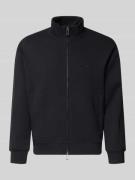 Emporio Armani Sweatjacke mit Stehkragen und Zweiwege-Reißverschluss i...