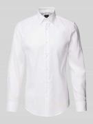 BOSS Slim Fit Business-Hemd mit Kentkragen in Weiss, Größe 40
