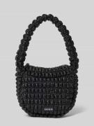 HUGO Henkeltasche mit Label-Applikation Modell 'Mhati' in Black, Größe...