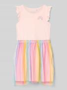 Blue Seven Regular Fit Kleid mit Motiv-Print in Rosa, Größe 104