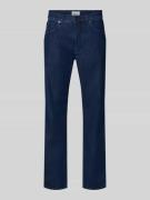 Brax Regular Fit Jeans im Used-Look Modell 'Cadiz' in Dunkelblau, Größ...