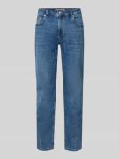 REVIEW Slim Fit Jeans mit klassischem Five-Pocket-Design in Blau, Größ...