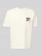 MCNEAL T-Shirt aus Baumwolle Modell 'PETER' in Beige, Größe L