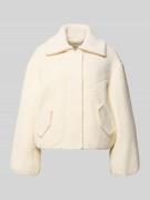 Bash Jacke aus Lanawoll-Mix Modell 'VITO' in Ecru, Größe M