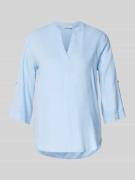 s.Oliver RED LABEL Regular Fit Blusentop aus Leinen-Viskose-Mix in Hel...