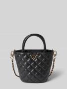 Guess Handtasche mit Steppnähten Modell 'GIULLY II' in Black, Größe 1
