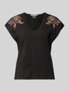 Scotch & Soda T-Shirt aus reiner Baumwolle in Dunkelgrau, Größe L