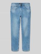 CARS JEANS Jeans im Used-Look Modell 'DOUGLAS' in Hellblau, Größe 140