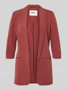 Only Regular Fit Longblazer mit 3/4-Ärmeln Modell 'ELLY' in Rostrot, G...