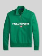 Polo Ralph Lauren Relaxed Fit Troyer aus Baumwoll-Mix in Gruen, Größe ...