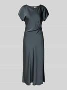 V by Vera Mont Cocktailkleid mit Knotendetail in Anthrazit, Größe 36