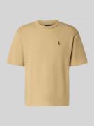 Polo Ralph Lauren Regular Fit T-Shirt aus reiner Baumwolle in Sand, Gr...