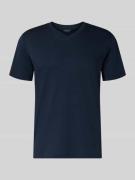 Tom Tailor Regular Fit T-Shirt aus reiner Baumwolle in Marine, Größe L