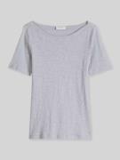 Marc O'Polo Slim Fit T-Shirt aus reiner Baumwolle in Hellblau, Größe L