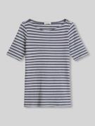 Marc O'Polo Slim Fit T-Shirt aus reiner Baumwolle in Hellblau, Größe L