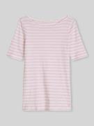 Marc O'Polo Slim Fit T-Shirt aus reiner Baumwolle in Rosa, Größe L