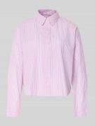 Marc O'Polo Relaxed Fit Hemdbluse aus reiner Baumwolle in Pink, Größe ...