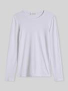 Marc O'Polo Slim Fit Langarmshirt aus Lyocell-Mix in Hellblau, Größe L