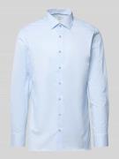 ETERNA Slim Fit Business-Hemd mit Kentkragen in Bleu, Größe 38