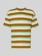 Blend T-Shirt mit Streifenmuster Modell 'KYRAN' in Beige, Größe 3XL