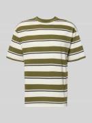 Blend T-Shirt mit Streifenmuster Modell 'KYRAN' in Offwhite, Größe 3XL