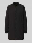 camel active Jacke mit Zweiwege-Reißverschluss in Black, Größe 34