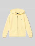 Polo Ralph Lauren Kids Regular Fit Sweatjacke aus Baumwoll-Mix in Hell...