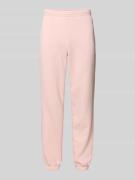 Lacoste Regular Fit Sweatpants aus Baumwoll-Mix in Rosa, Größe L