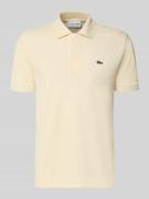 Lacoste Regular Fit Poloshirt aus reiner Baumwolle in Beige Melange, G...