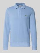 Lacoste Regular Fit Sweatshirt aus reiner Baumwolle in Bleu, Größe L