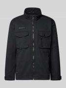 camel active Jacke aus reiner Baumwolle mit Brusttaschen in Marine, Gr...