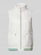 Marc Cain Regular Fit Weste in Stepp-Optik in Offwhite, Größe 34