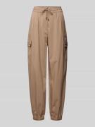 LIU JO SPORT Hose mit elastischem Bund und Cargotaschen in Hazel, Größ...