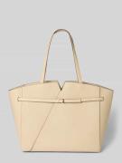 BOSS Shopper aus echtem Rindsleder Modell 'BOSS REVERS SM TOTE' in Bei...