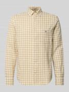 Gant Regular Fit Leinenhemd mit Baumwoll-Anteil Modell 'GINGHAM' in Be...