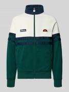 Ellesse Sweatjacke aus Baumwoll-Mix Modell 'RIMINI' in Dunkelgruen, Gr...