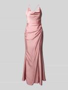 Laona Slim Fit Abendkleid mit Rückenausschnitt in Rose, Größe 32