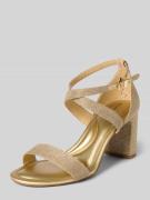 MICHAEL Michael Kors Sandalette mit Blockabsatz Modell 'ALEXA' in Gold...