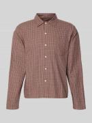 Jack & Jones Regular Fit Freizeithemd mit Kentkragen in Dunkelrot, Grö...