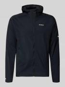 Salomon Windbreaker mit Kapuze und Logo in Black, Größe L