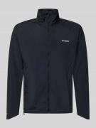 Salomon Jacke mit Stehkragen und Logo in Black, Größe L