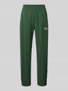 EA7 Emporio Armani Trackpants aus Viskose-Mix in Gruen, Größe L
