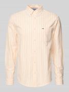 Tommy Jeans Regular Fit Freizeithemd aus reiner Baumwolle in Orange, G...