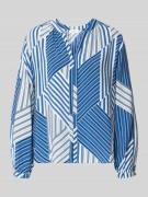 s.Oliver RED LABEL Relaxed Fit Langarmbluse aus Viskose-Mix in Bleu, G...