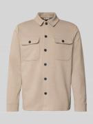 Only & Sons Freizeithemd mit Knopfleiste Modell 'NEWKODYL' in Khaki Me...
